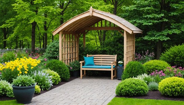 Transformez votre jardin en un havre de paix avec un abri élégant en bois et composite